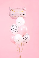 50 ballons en latex mélangés chat Kiki 30cm