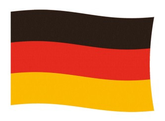 Tysklands flagga 90cm x 1,5m