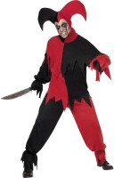 Oversigt: Psycho jester kostume Beppo