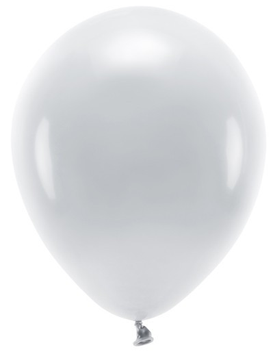 100 balonów eco pastelowych szarych 26cm