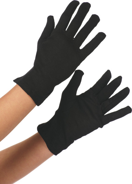 Short Blacko Gloves in Black