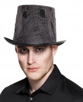 Oversigt: Top hat med strimlet stof