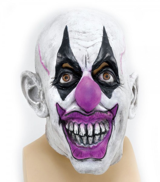 Grijnzend clown horror masker