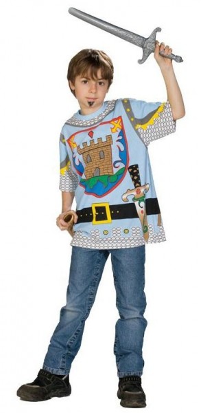 Costume de chemise de chevalier Luffy pour enfant
