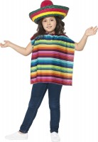 Aperçu: Poncho et sombrero mexicains pour enfants