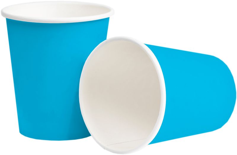 10 Papp Becher in Blau 250ml | Blue | Colour Themes | Themes & Ideas ...