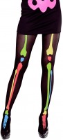 Voorvertoning: Kleurrijke neon skelet Valeska panty's