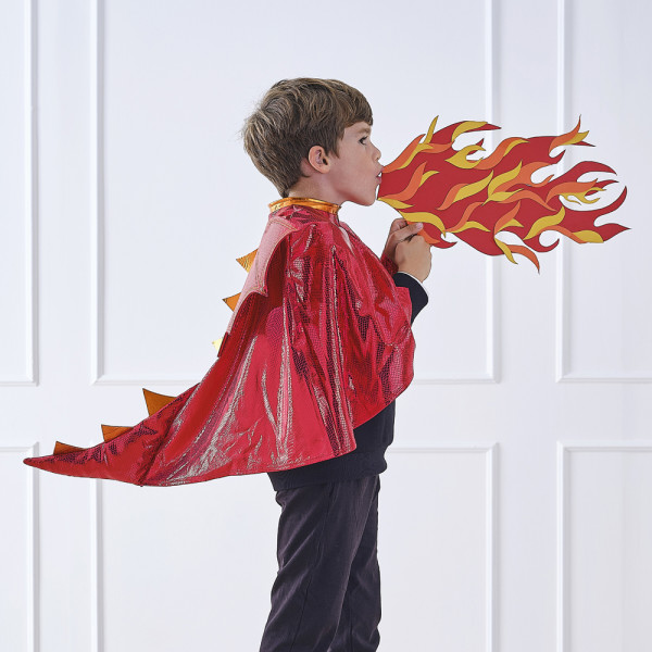 Dragon cape til børn deluxe