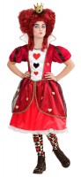 Vista previa: Disfraz infantil de reina de corazones del país de las hadas