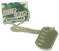 Militaire dog tag