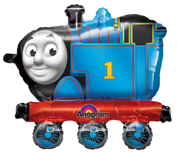 Train ballon aluminium Thomas