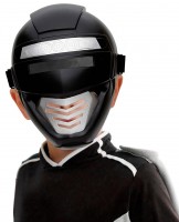 Vorschau: Premium Roboter Maske Schwarz