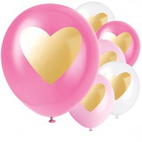 6 ballons Totally in love 30cm