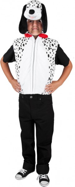Dalmatian costume with dog head for kids