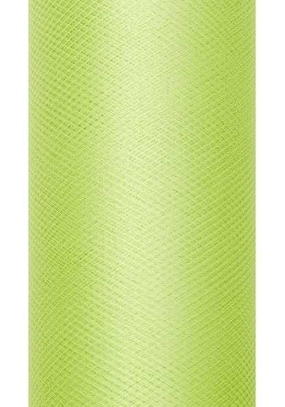 Tessuto in tulle 9m su rotolo verde chiaro 0,15m