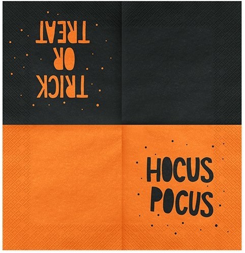 20 serviettes Hocus Pocus 16,5 x 16,5 cm 2