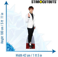Preview: BTS Jungkook cardboard cutout 1.80m