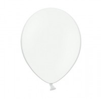 Preview: 50 party star balloons white 27cm