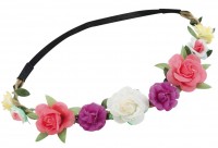 Preview: Colorful flower headband Bianca