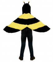 Vorschau: Gelbes Bienencape für Kinder