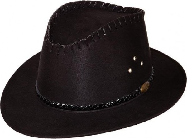 Sombrero de vaquera Wild Wild West negro