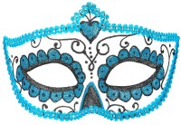 Preview: Day of the dead glitter eye mask ester