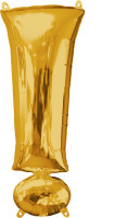 Punto esclamativo Folenballon! in oro 38 x 91 cm