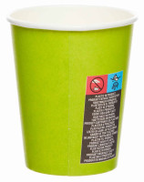 Preview: 8 green lime paper cups 227m