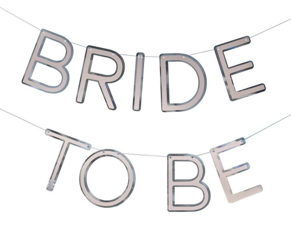 Shiny Bride Bride to be Girlande 1,5m 2