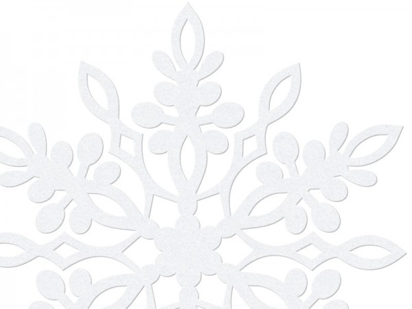 10 paper snowflakes Luna 11cm 2