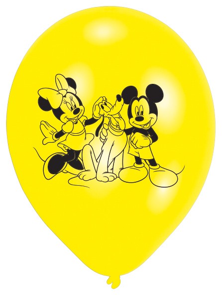 6 balonów Mickey Mouse & Friends 23cm 3