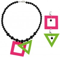 Preview: 80s neon jewelry set