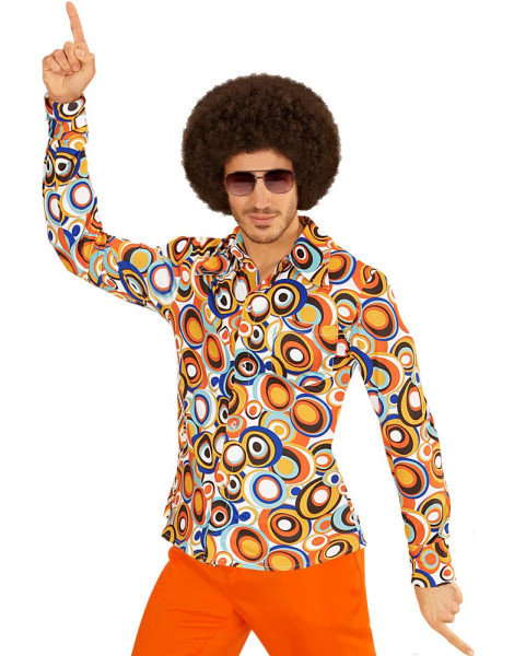 Camicia colorata hippie per uomo