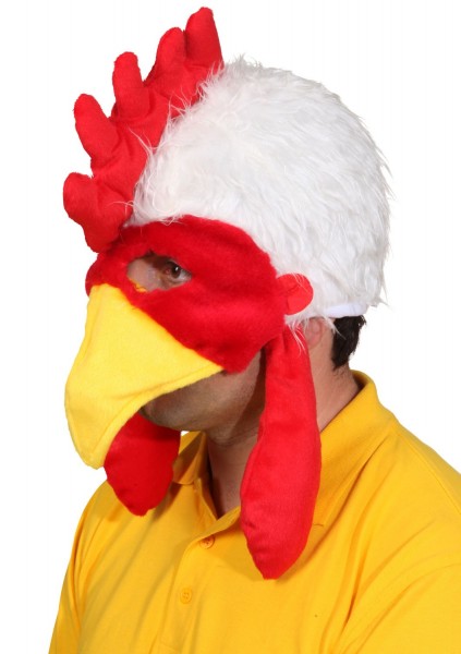 Plush rooster hat