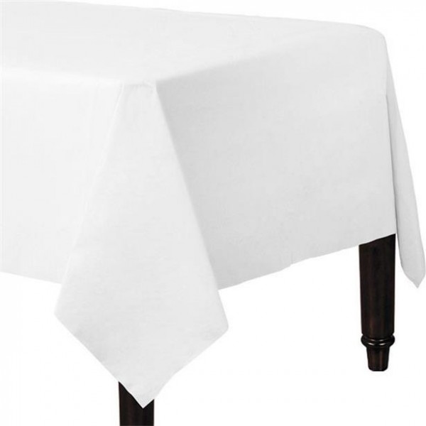Paper tablecloth white 90 x 90cm