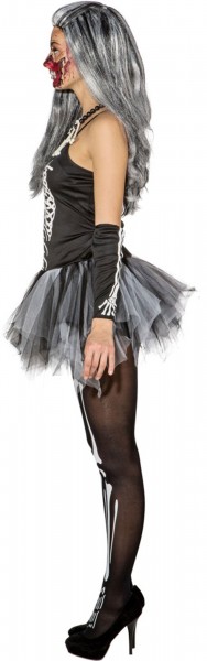 Scary Skeleton Dress With Tulle Skirt For Women 3