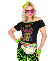 Preview: 80s accessory set neon green