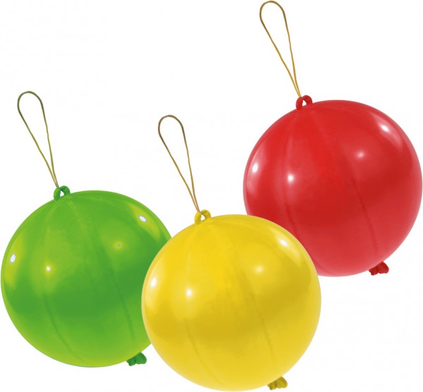 3er Set Punchballons Schlag Zu
