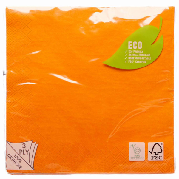 20 Clementine Eco napkins 33cm