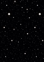 Romantisk stjernehimmel væg baggrund 1,2 X 12,2m
