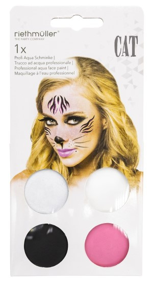 Kitty Cat Aqua make-up set 4 stuks
