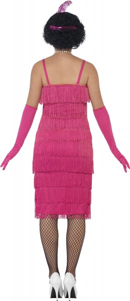 Pink Charleston fringed dress Rosalinda 2
