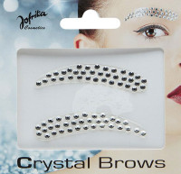 Crystal glitter eyebrows to stick on