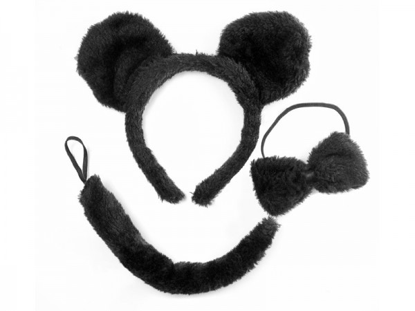 Three-piece mouse costume set