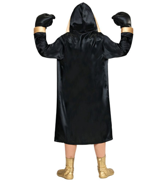 Schwarzes Boxchampion Kinder Kostüm 3
