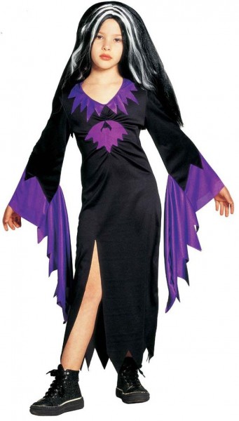 Vampyr helvede prinsesse Leonore kostume sort-lilla
