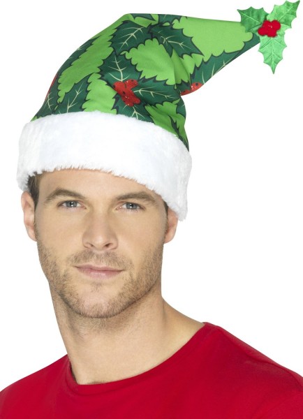Mistletoe Santa hat