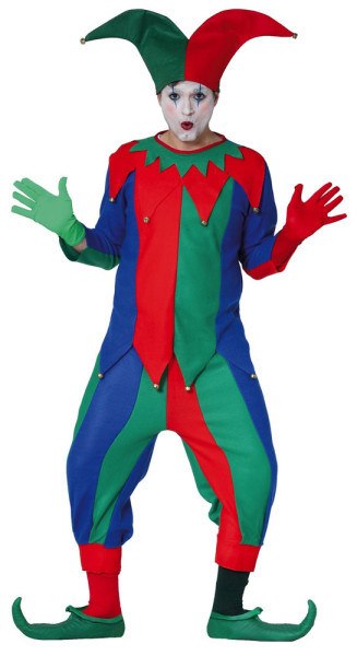 Juggler court jester men's costume