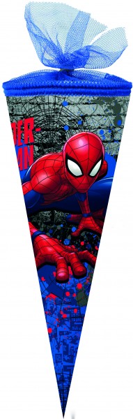 Cône scolaire avec Spiderman 22cm