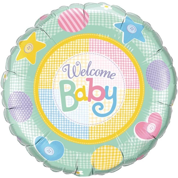 Ballon aluminium Jumbo Welcome Baby